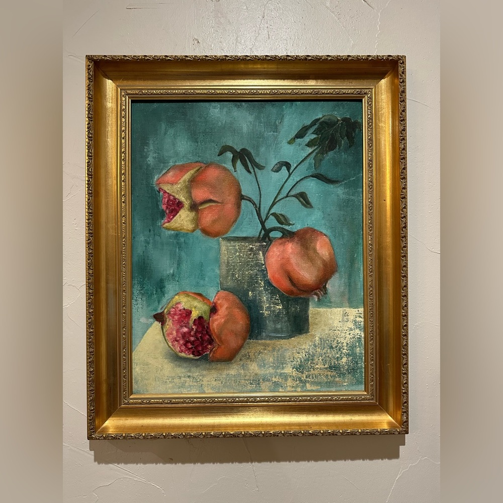 Gold framed painting